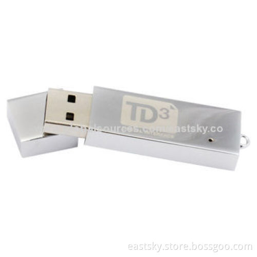 Custom Metal USB Flash Drive, Supports Plug-and-play Function